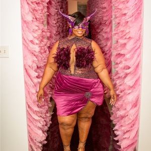 Mina dress, worn once for my birthday